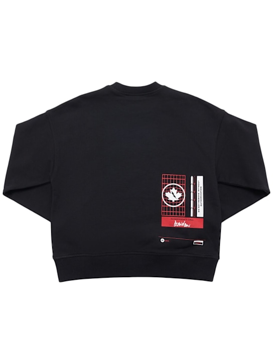 Dsquared2 Printed cotton crewneck sweatshirt