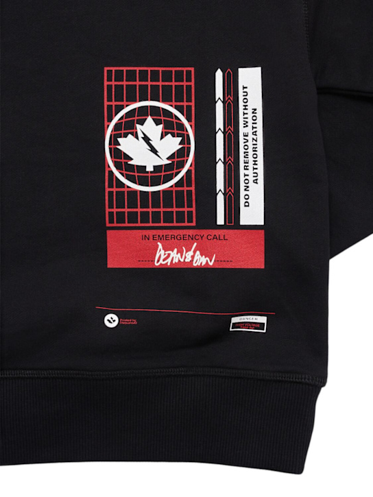 Dsquared2 Printed cotton crewneck sweatshirt