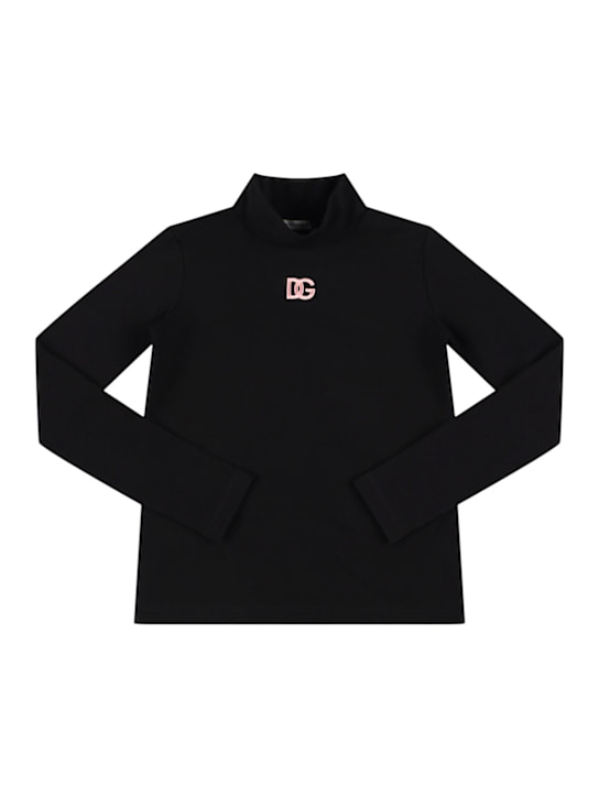 Dolce&Gabbana Cotton interlock long-sleeve t-shirt