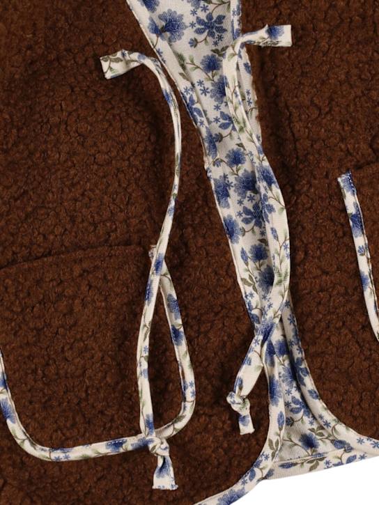 Babe & Tess Teddy flower vest