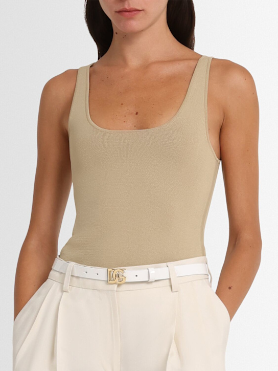 Dolce&Gabbana Patent leather belt