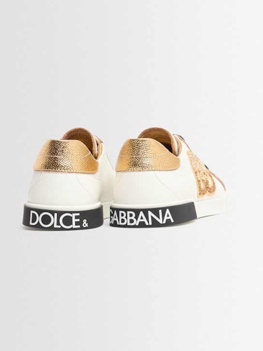 Dolce&Gabbana Logo print leather lace-up sneakers 3 Dolce&Gabbana Logo print leather lace-up sneakers