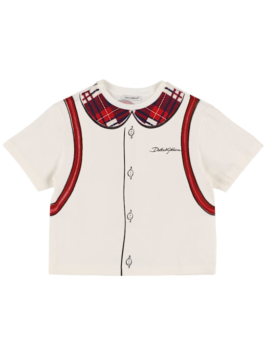 Dolce&Gabbana Printed cotton jersey t-shirt
