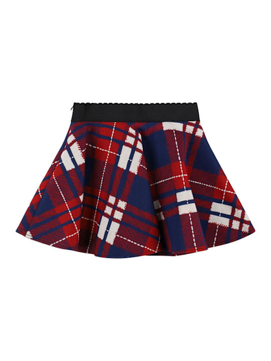 Dolce&Gabbana Check print cotton blend skirt 3 Dolce&Gabbana Check print cotton blend skirt