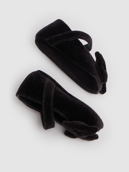 Balmain Velvet pre-walker ballerinas 3 Balmain Velvet pre-walker ballerinas