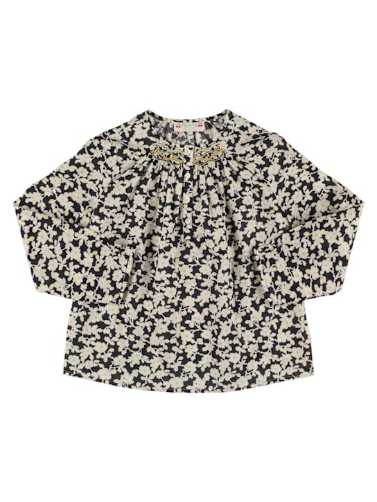 Bonpoint Floral printed cotton shirt