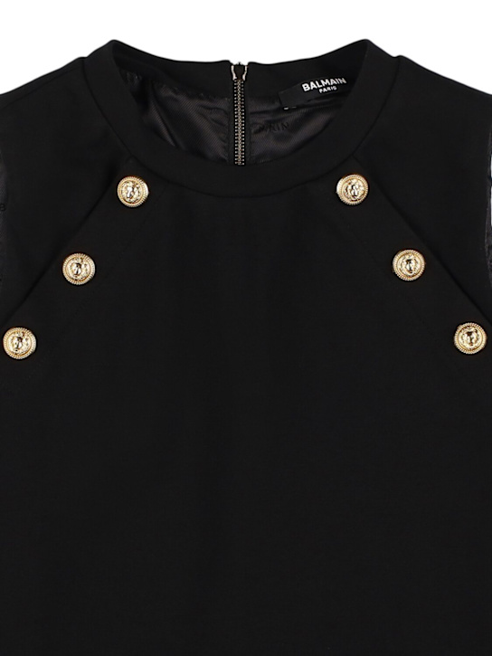 Balmain Viscose blend Milan stitch dress