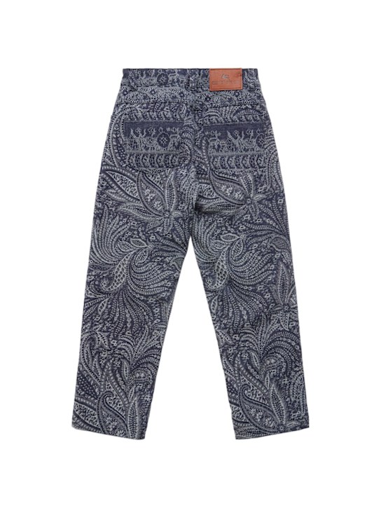 Etro Cotton blend jacquard pants