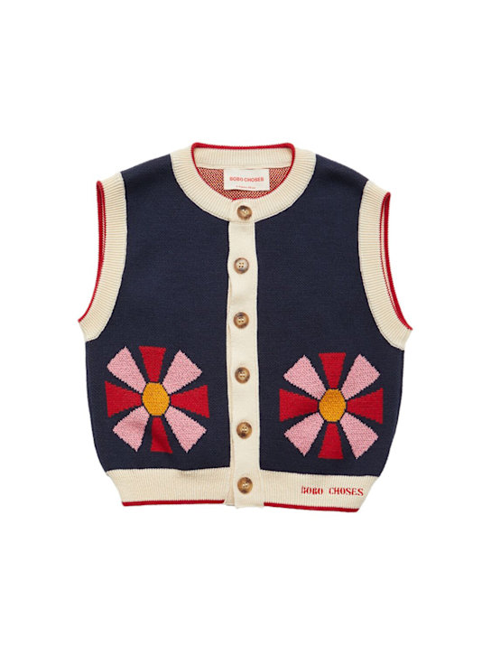 Bobo Choses Cotton knit vest
