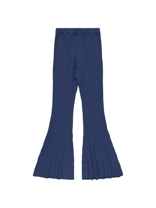 TANGERINE Wide leg rib pants