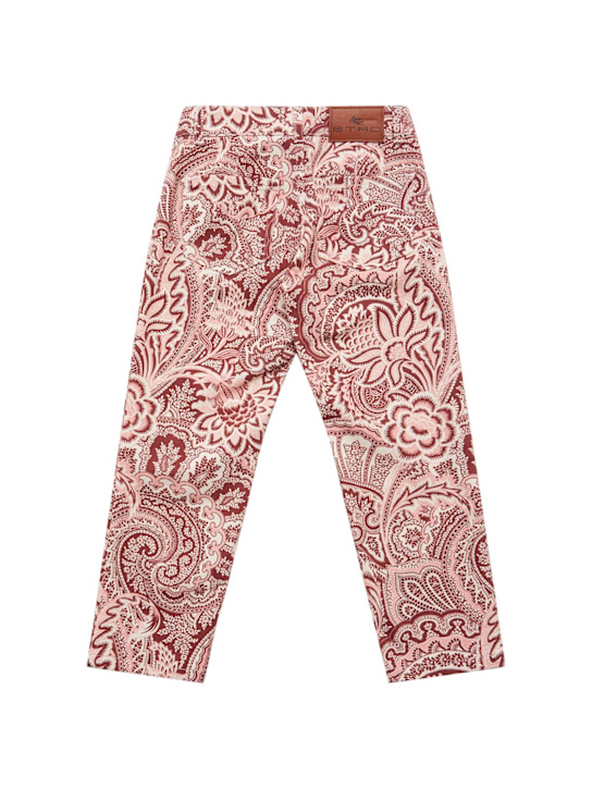 Etro Printed cotton blend pants 3 Etro Printed cotton blend pants