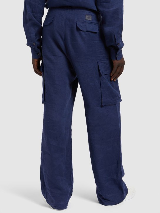 Dolce&Gabbana Linen cargo jogging pants 3 Dolce&Gabbana Linen cargo jogging pants