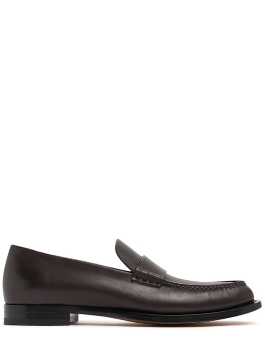The Row 20mm Novus leather loafers