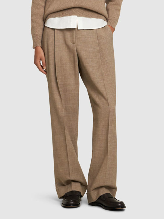 The Row 20mm Novus leather loafers