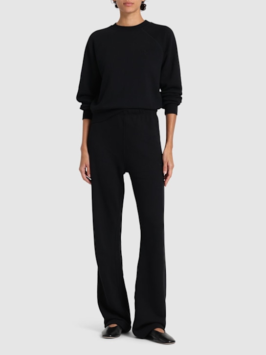 Éterne Straight cotton blend sweatpants