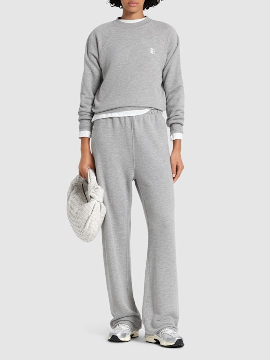 Éterne Straight cotton blend sweatpants