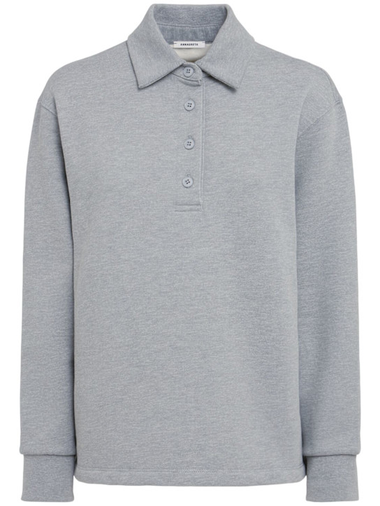 Annagreta Florence cotton sweatshirt polo 13 Annagreta Florence cotton sweatshirt polo