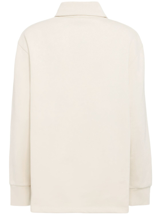 Annagreta Florence cotton sweatshirt polo 5 Annagreta Florence cotton sweatshirt polo