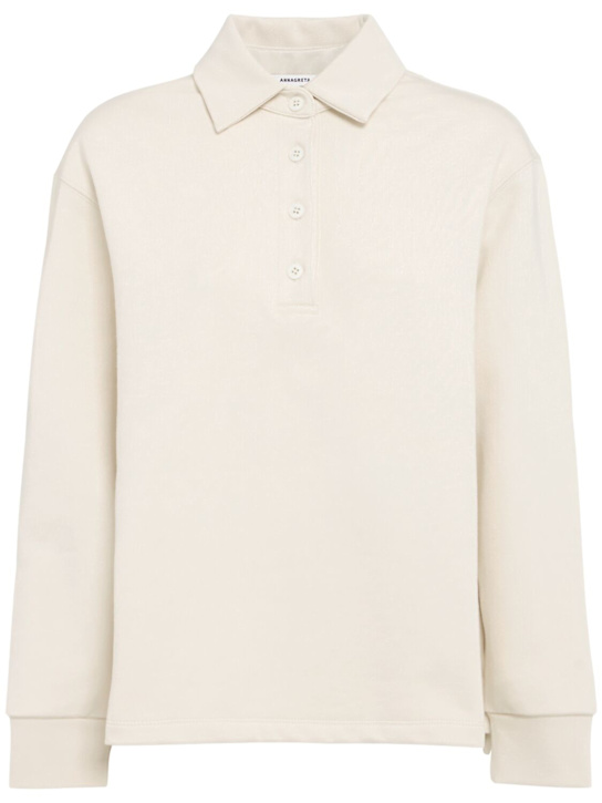 Annagreta Florence cotton sweatshirt polo 7 Annagreta Florence cotton sweatshirt polo