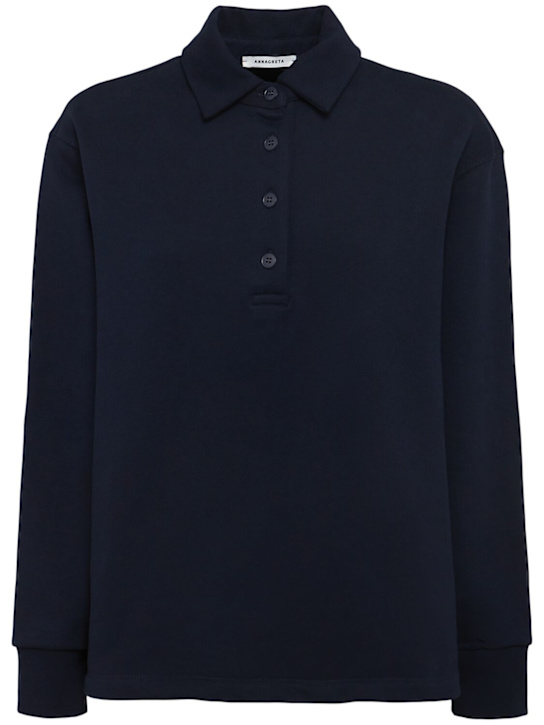 Annagreta Florence cotton sweatshirt polo