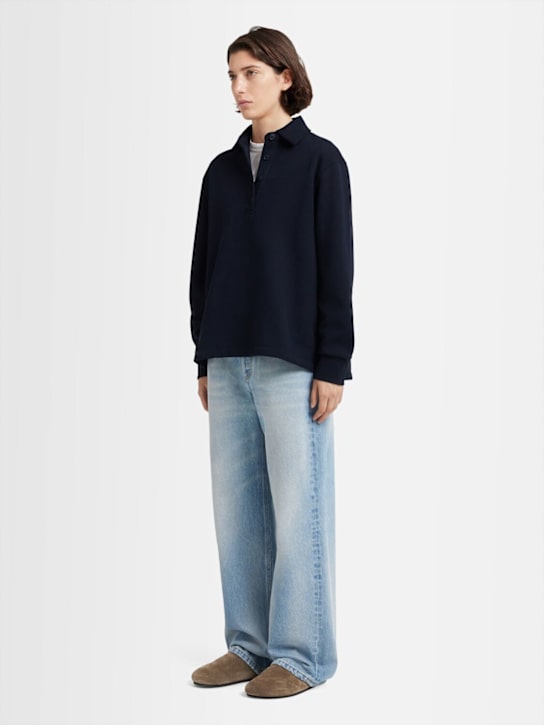 Annagreta Florence cotton sweatshirt polo 3 Annagreta Florence cotton sweatshirt polo