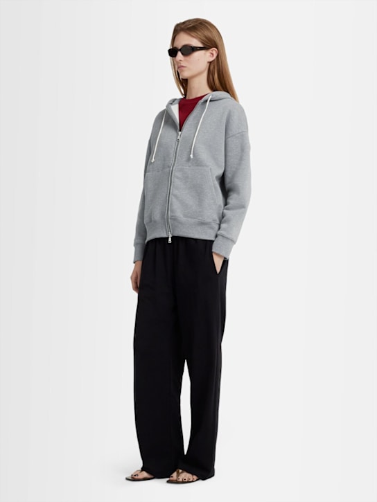 Annagreta Grace full-zip cotton sweatshirt hoodie