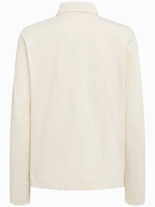 Annagreta Marie long-sleeve cotton jersey polo