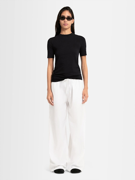 Annagreta Daisy stretch cotton jersey t-shirt