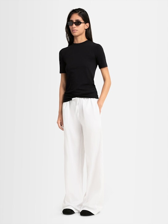 Annagreta Daisy stretch cotton jersey t-shirt