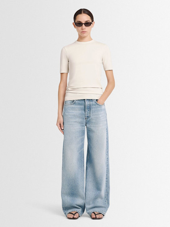 Annagreta Daisy stretch cotton jersey t-shirt