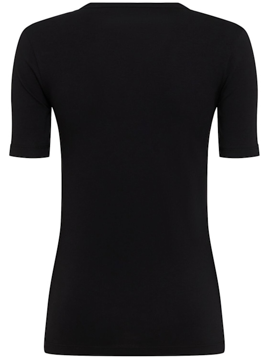 Annagreta Daisy stretch cotton jersey t-shirt