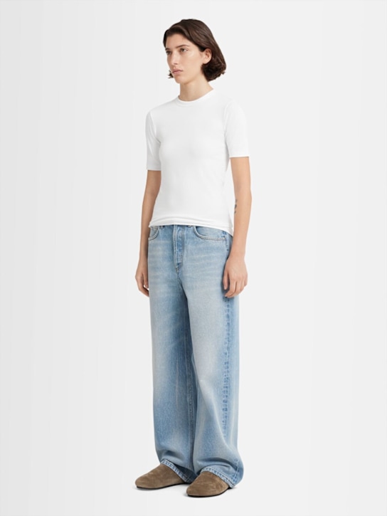 Annagreta Daisy stretch cotton jersey t-shirt