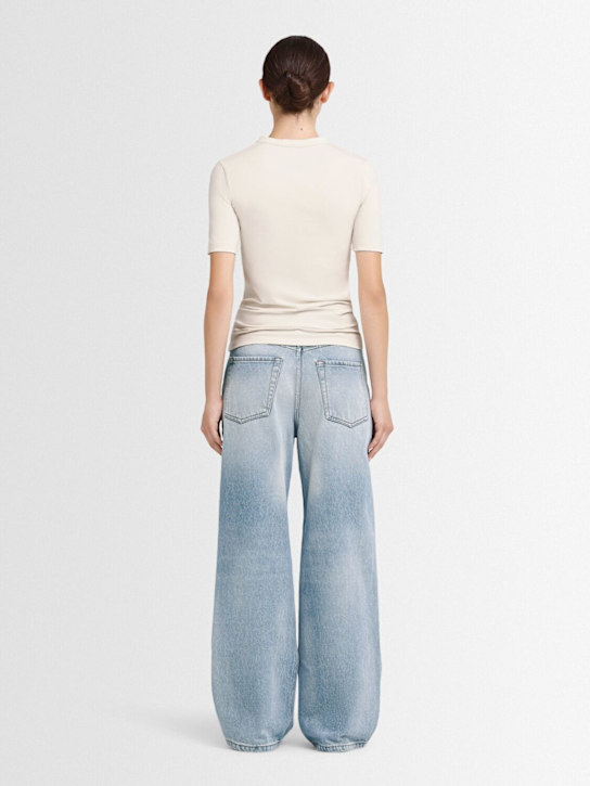 Annagreta Daisy stretch cotton jersey t-shirt