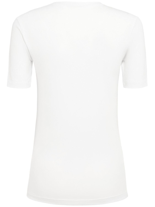 Annagreta Daisy stretch cotton jersey t-shirt