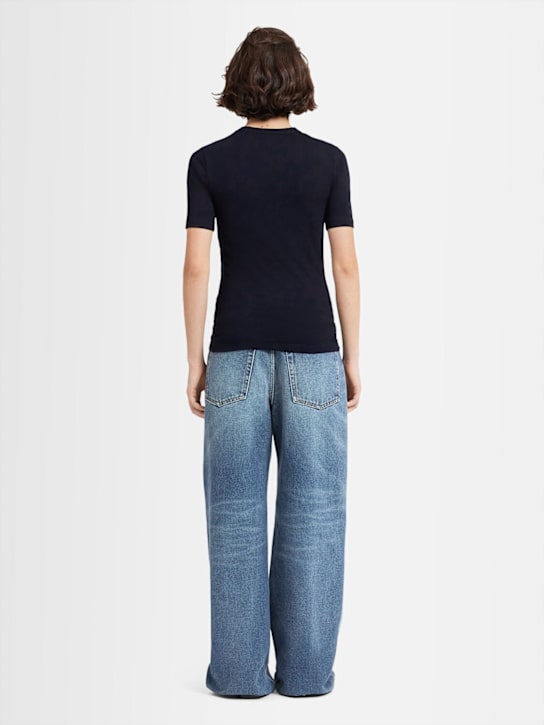 Annagreta Daisy stretch cotton jersey t-shirt