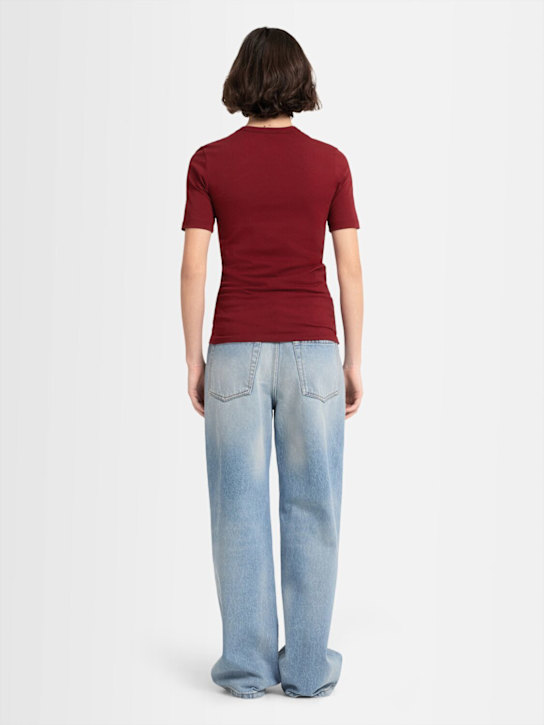 Annagreta Daisy stretch cotton jersey t-shirt