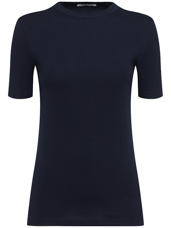 Annagreta Daisy stretch cotton jersey t-shirt