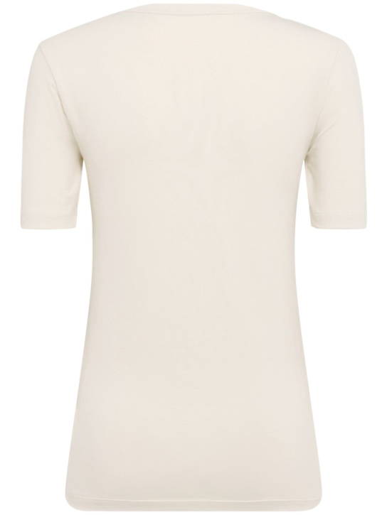 Annagreta Daisy stretch cotton jersey t-shirt