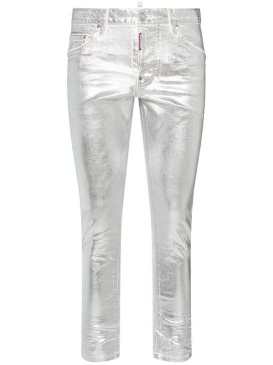 Dsquared2 Skater silver denim jeans