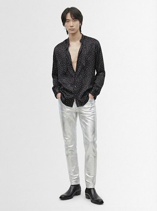 Dsquared2 Skater silver denim jeans