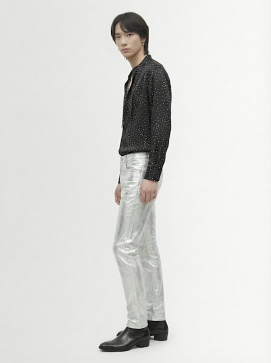 Dsquared2 Skater silver denim jeans