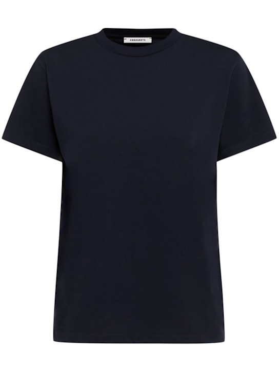 Annagreta Bette regular fit cotton jersey t-shirt