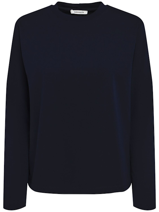 Annagreta Marlene long-sleeve jersey t-shirt