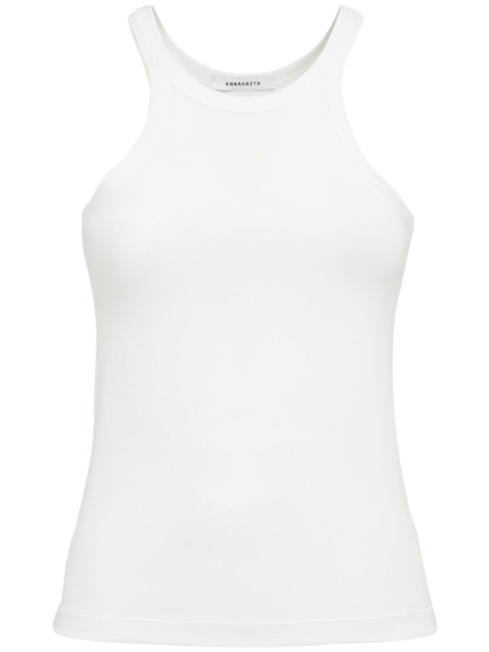 Annagreta Ava stretch cotton jersey tank top 7 Annagreta Ava stretch cotton jersey tank top