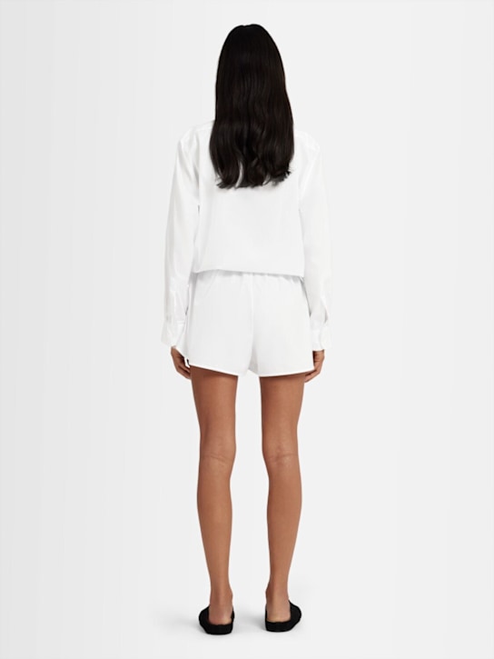 Annagreta Nina cotton twill shorts