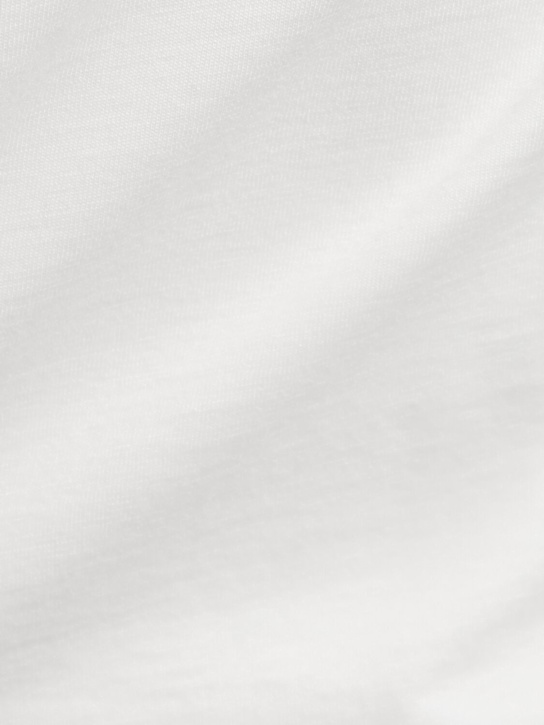 Annagreta Greta cropped cotton jersey t-shirt