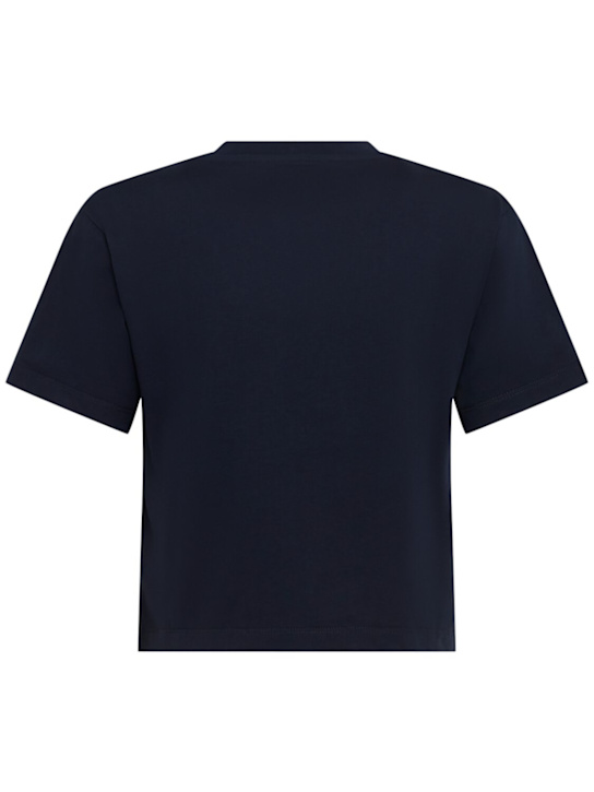 Annagreta Greta cropped cotton jersey t-shirt