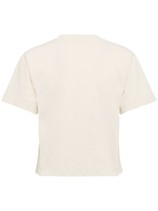 Annagreta Greta cropped cotton jersey t-shirt