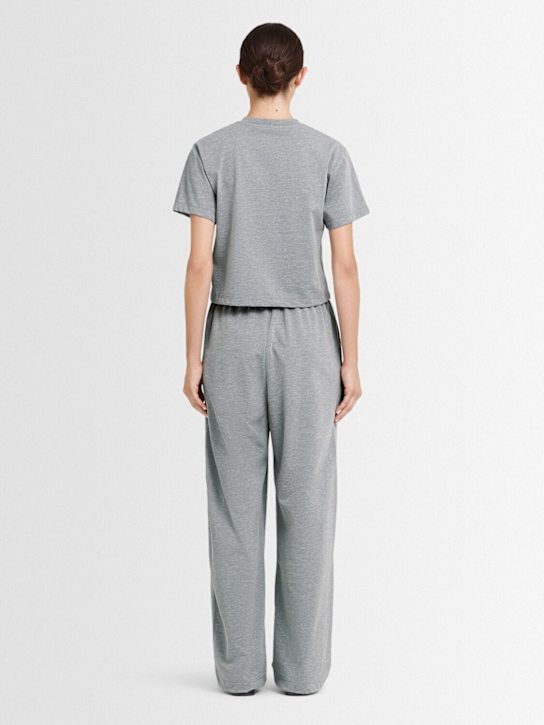 Annagreta Greta cropped cotton jersey t-shirt