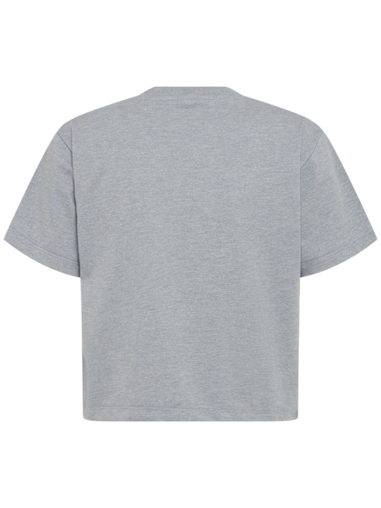 Annagreta Greta cropped cotton jersey t-shirt